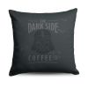 Disney Star Wars Classic Dark Side Coffee Co. Throw Pillow 18x18 Inches