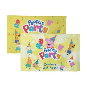 Hasbro Peppa Pig Celebrate With Peppa Fan Towel 2 Pack 16 x 25 Inches