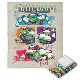 Nickelodeon Teenage Mutant Ninja Turtles TMNT Comic Silk Touch Throw Blanket 40X50 Inches