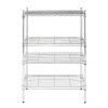 8-Tier Wire Shelving Unit Adjustable Steel Wire Rack Chrome