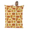 Funky Pumpkins Silk Touch Throw Blanket 50X60 Inches