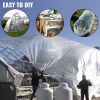 VEVOR Greenhouse Film 16 x 25 ft, Greenhouse Polyethylene Film 6 Mil Thickness, Greenhouse Plastic Clear Plastic Film UV Resistant