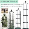 2 Packs Garden Obelisk Trellis 5.9FT Plants Tower for Climbing Plants Flower Vegetable Vine Ban on Amazon sales