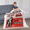 Disney Star Wars Episode 8 Vintage Signage Phasma Silk Touch Sherpa Throw Blanket 50x60 Inches