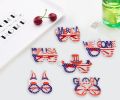 JOYMEMO 6PCS Independence Day Glasses Set American National Day Party Decoration Supplies USA 4th of July Event Party Supplies