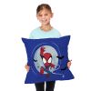 Marvel Spider-Man Plaid Jump Throw Pillow 18X18 Inches