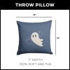 Ghosties Throw Pillow 18X18 Inches