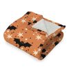 Flying Bats Silk Touch Sherpa Throw Blanket 50X60 Inches