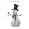 LED Christmas Snowman Decoration Light Collapsible Battery Operated