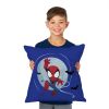 Marvel Spider-Man Plaid Jump Throw Pillow 18X18 Inches