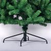 6ft Artificial Christmas Tree Full Natural Spruce PVC Fir Tree Foldable Metal Stand Unlit Green